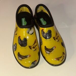 Women's Chicken Print Rain Shoes